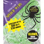 Spindelnät UV Grönt