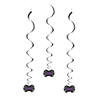 Spindlar Swirls Hängande Dekoration - 3-pack