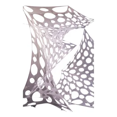 Stort Självlysande Spindelnät Vit