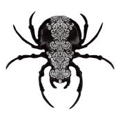 Folieballong Pretty Scary Spider