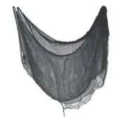 Svart Dekorationstyg Halloween - Liten