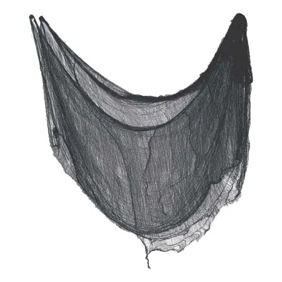 Svart Dekorationstyg Halloween - Liten