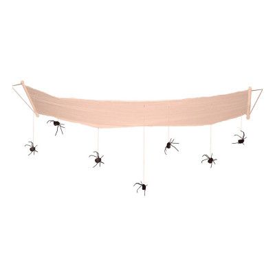 Takdekoration med Spindlar - 310 cm