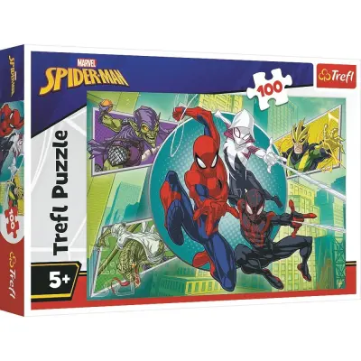 Trefl Spiderman Pussel 100 bitar - Spiderman -  Leksaksaffären