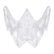 Vitt Dekorationstyg Halloween - Stor