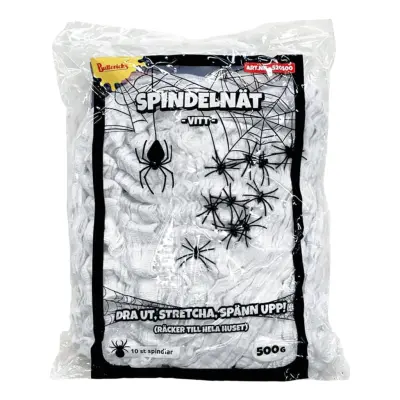 Vitt Spindelväv - 500 gram