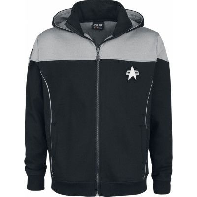 Star Trek Luvjacka - Picard - S 3XL - för Herr - svart/grå