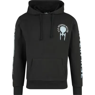 Star Trek Luvtröja - Enterprise - M XXL - för Herr - svart