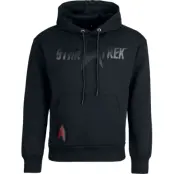 Star Trek Luvtröja - Heat Logo - Black On Black - S XXL - för Herr - svart