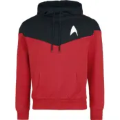 Star Trek Luvtröja - Starfleet Command - M L - för Herr - svart/röd