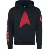 Star Trek Luvtröja - To Boldly Go - M XXL - för Herr - svart