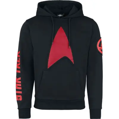 Star Trek Luvtröja - To Boldly Go - M XXL - för Herr - svart