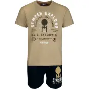 Star Trek Pyjamas - Semper Exploro - M 4XL - för Herr - flerfärgad