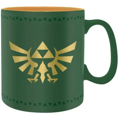 The Legend Of Zelda - gaming Mugg - Hyrule Insignia - för None - flerfärgad
