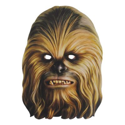 Chewbacca Pappmask