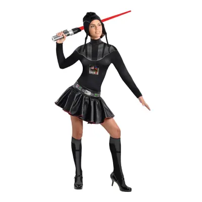Kvinnlig Darth Vader Maskeraddräkt - Small