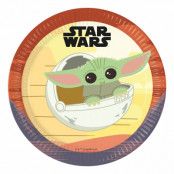 Papperstallrikar Star Wars Baby Yoda - 8-pack