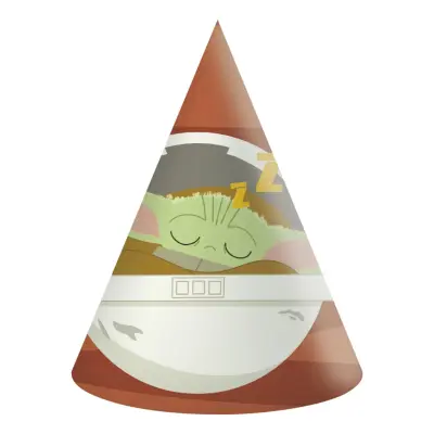 Partyhattar Star Wars Mandalorian - 6-pack