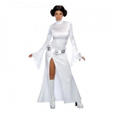 Söt Prinsessan Leia Maskeraddräkt