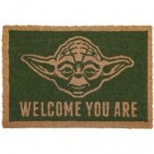 Star Wars - Disney Dörrmatta - Welcome You Are - för grön/brun