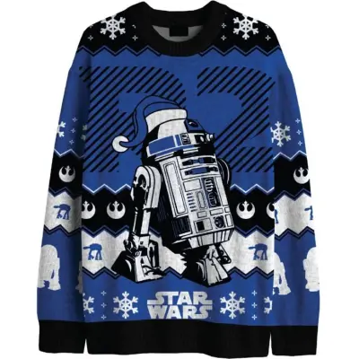 Star Wars - Disney Christmas Jumper - R2-D2 - S XXL - för Herr - flerfärgad