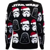 Star Wars - Disney Christmas jumper - Star Wars - Darth Vader & Stormtrooper - S XXL - för Herr - flerfärgad
