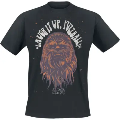 Star Wars - Disney T-shirt - Laught It Up Fuzzball - S XXL - för Herr - svart