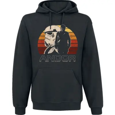 Star Wars - Disney Luvtröja - Andor 2 - Sunset - S XXL - för Herr - svart