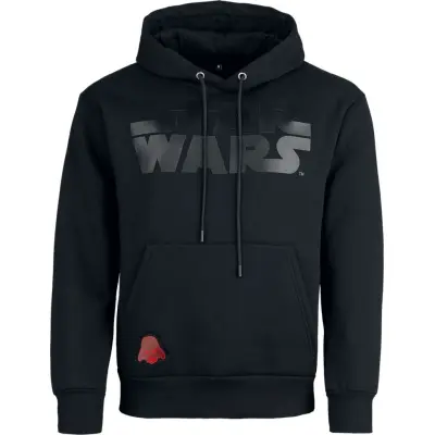 Star Wars - Disney Luvtröja - Heat Logo - Black On Black - S XXL - för Herr - svart