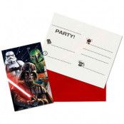 Star Wars Galaxy Inbjudningskort 6-pack