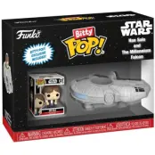 Star Wars - Han Solo mit Millenium Falke - (Bitty Pop!) Vinyl Figur - Funko Pop! - Funko Shop Europe