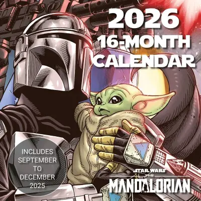 Star Wars Kalender - The Mandalorian - Wandkalender 2026 - för None - flerfärgad