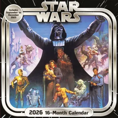 Star Wars Kalender - Wandkalender 2026 - för None - flerfärgad