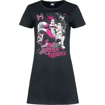 Star Wars Kort klänning - Darth Vader - S L - för Dam - svart