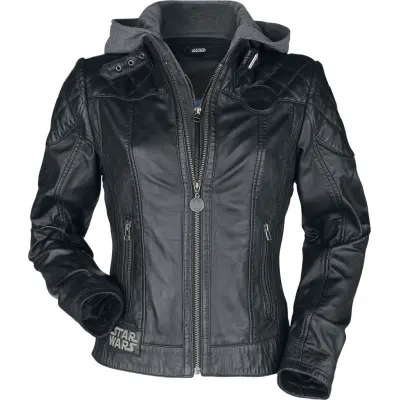 Star Wars Läderjacka - Classic - S XL - för Dam - svart