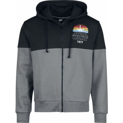 Star Wars - Disney Luvjacka - X- Wing - 1977 - S XXL - för Herr - grå/svart