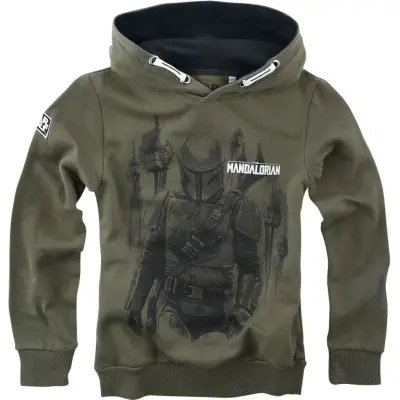Star Wars Luvtröja - Barn - The Mandalorian - Bounty Hunter - 116 - för barn - khaki