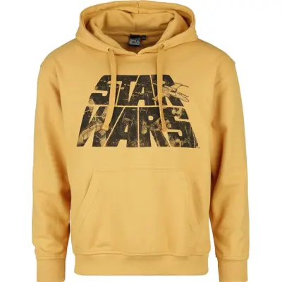 Star Wars Luvtröja - Logo - S XXL - för Herr - gul