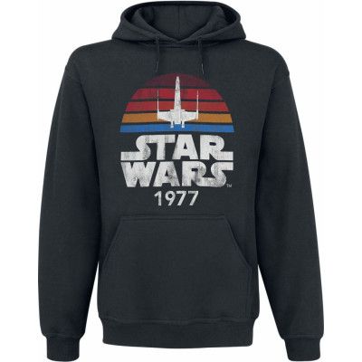 Star Wars - Disney Luvtröja - 1977 - S XXL - för Herr - svart