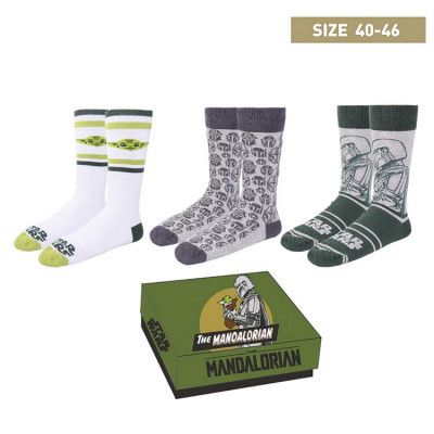 Star Wars Mandalorian Strumpor 3-pack Strl. 40-46
