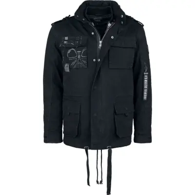 Star Wars - Disney Mellansäsongsjacka - Dark Side - M XXL - för Herr - svart
