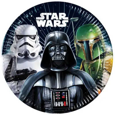 Star Wars Pappersassiette 20 cm 8-pack