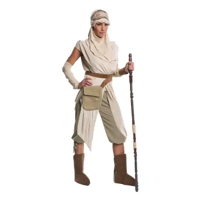 Star Wars Rey Super Deluxe Maskeraddräkt - Small