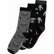 Star Wars Strumpor - The Mandalorian - Icons - EU 39-42 - för flerfärgad