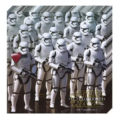 Star Wars The Force Awakens servetter - 20-pack