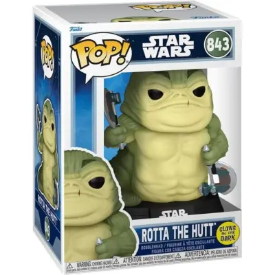 Star Wars - The Mandalorian - Rotta The Hutt (Glows in the Dark) Vinyl Figur 843 - Funko Pop! - Funko Shop Europe