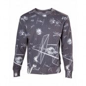 Star Wars TIE-Fighter All Over Sweatshirt XL