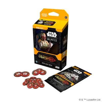 Star Wars Unlimited Jump to Lightspeed Spotlight Deck Boba Fett - Panini -  Leksaksaffären