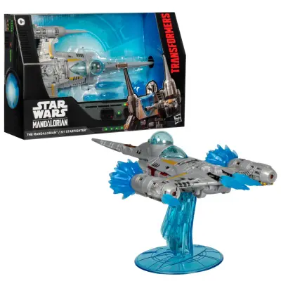 Transformers Star Wars The Mandalorian N-1 Starfighter - Transformers -  Leksaksaffären