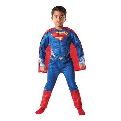 Man of Steel Superman Deluxe Barn Maskeraddräkt - Medium